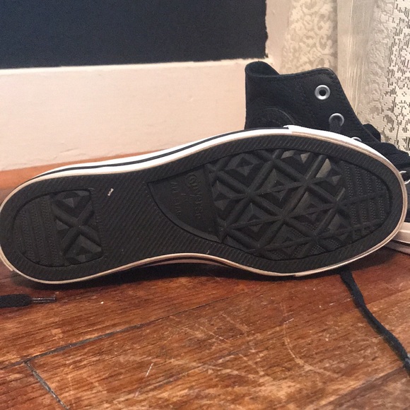 Ltd Edition Leather “The Clash” Converse All Stars - Picture 2 of 6